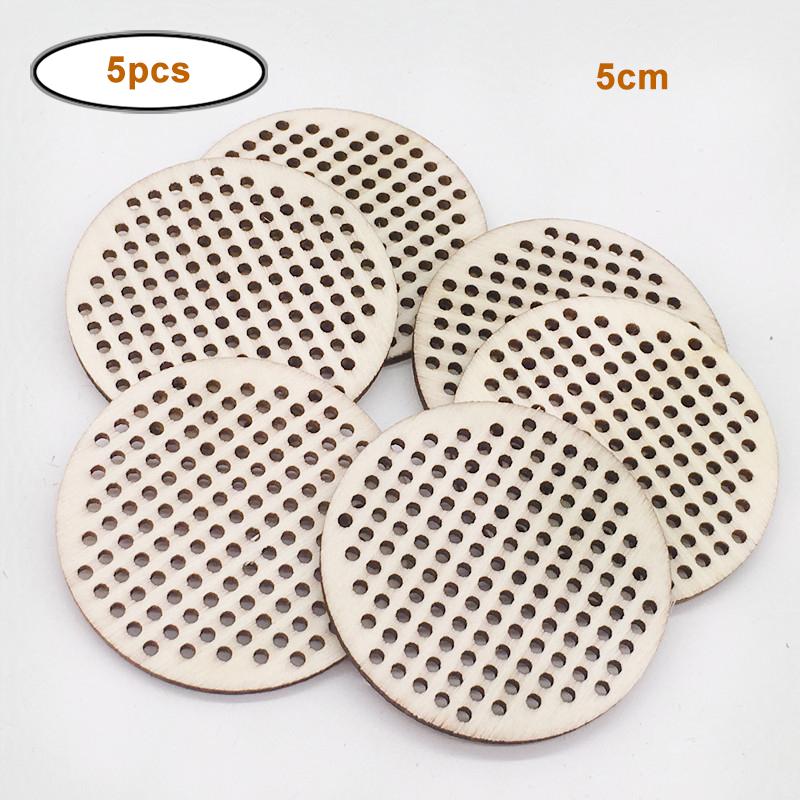 5pcs wood cross stitch, unfinished wooden oval/heart wood sweing kit for cross stitching DIY Engraving Painting Wedding Decor