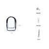 18.5cm Cotton Doll Pull Figure Blind Box Stroller Bag - Dustproof, Thickened, Clear PVC Hanging Doll Bag