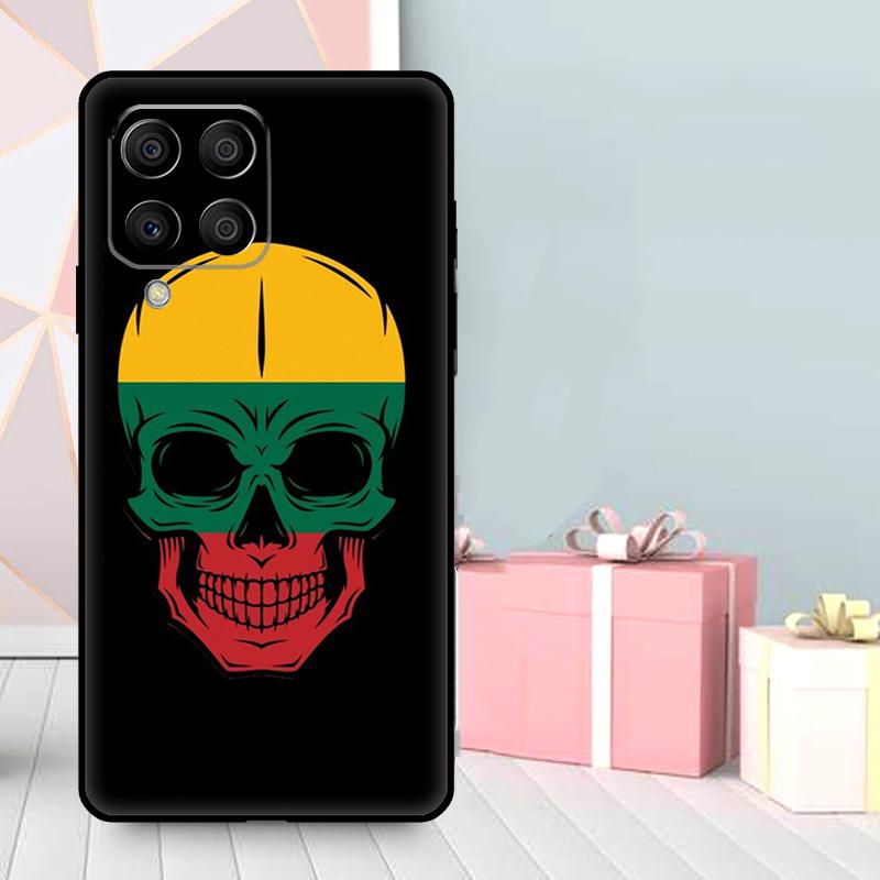 Fashion Lithuania Flag Case For Samsung Galaxy M16 M31 M21 M13 M33 M53 M15 M35 M55 M36 M56 M12 M32 M52 M14 M34 M54