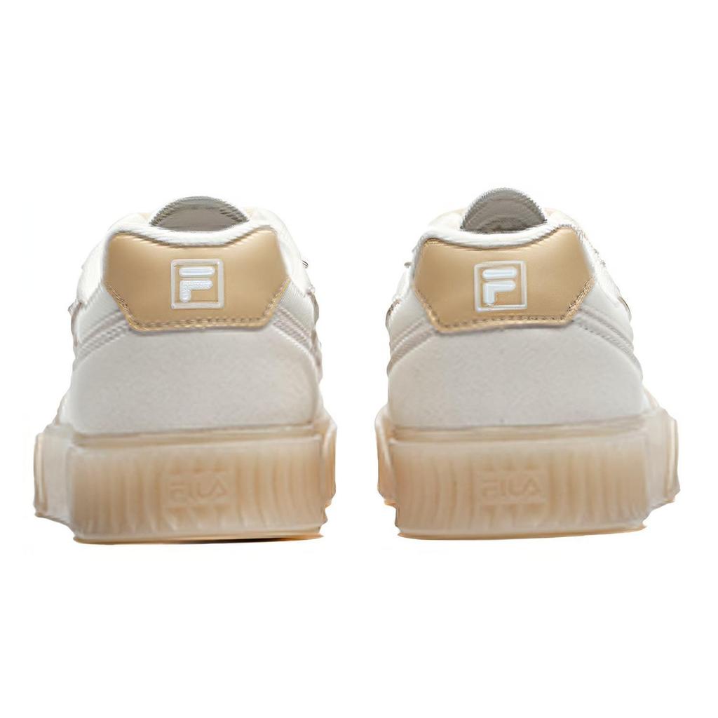 Fila Shadow Non-Slip Durable Low-Top Skate Shoes Women Sneaker Milk-Tea-Brown F12W226203FGA