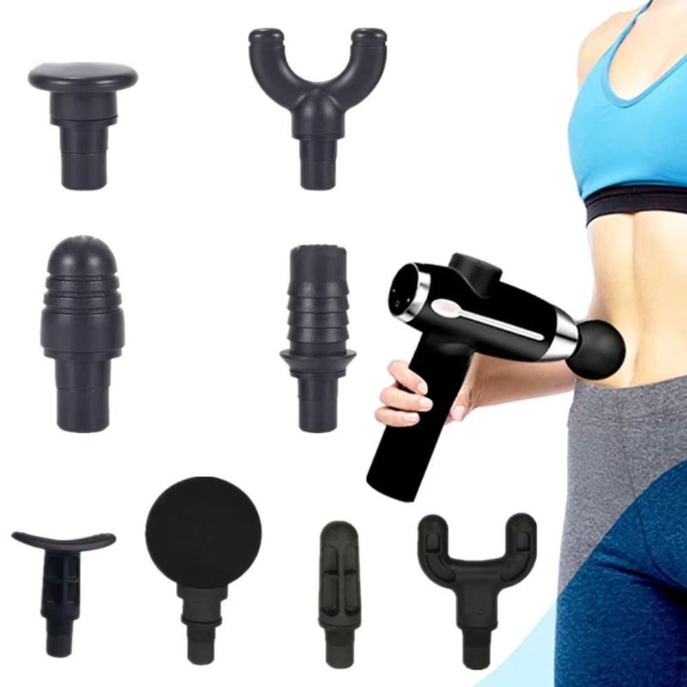 8Pcs 12.5mm Fascia Massager Heads ABS Replacement Fascia Head Massager Body Massage Accessory