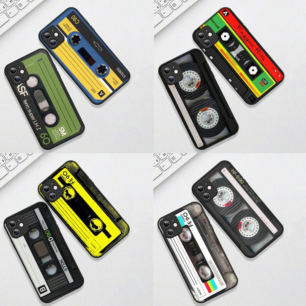 Cover for Motorola Moto Edge 70 60 Fusion NEO Pro G Stylus G56 G96 G52 G04 G05 Protective Phone Case Cassette Tape Wallpaper