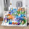 Sunny Day Adventure Customize Text Blanket Throw Customizable Blanket Ultra-Soft Throw For Chair Picnics Living Room Livingroom for All Occasions