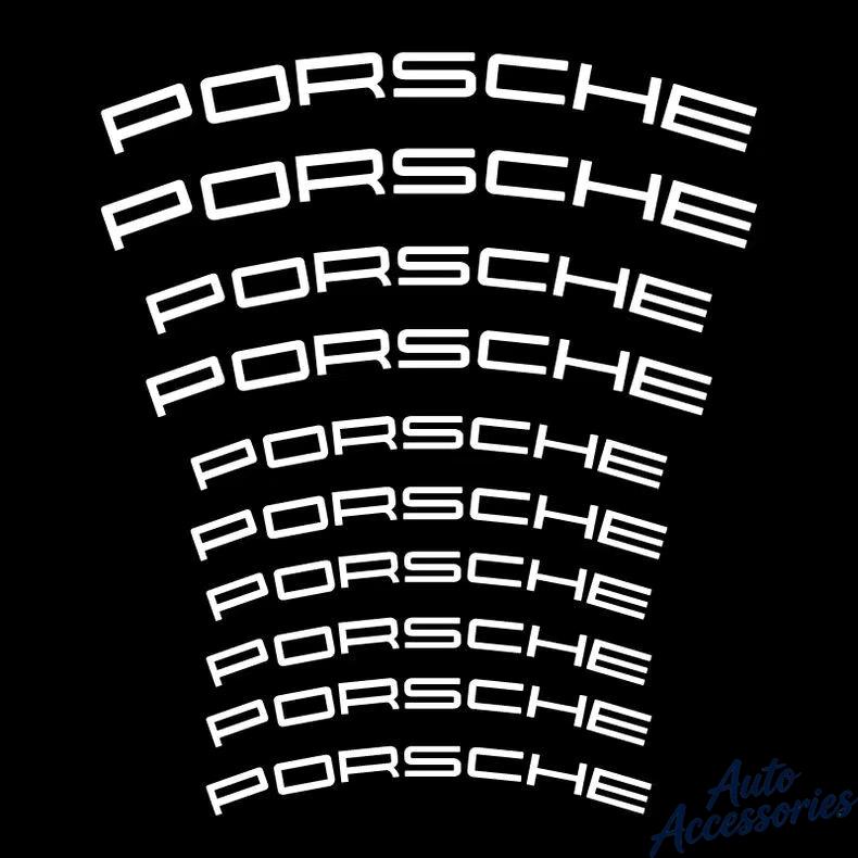 Hbcr1 Adesivo Pinza Freno Auto Impermeabile ad Alta Temperatura Per Porsche Cayenne Panamera Macan 911 Taycan Boxster Cayman Pajun
