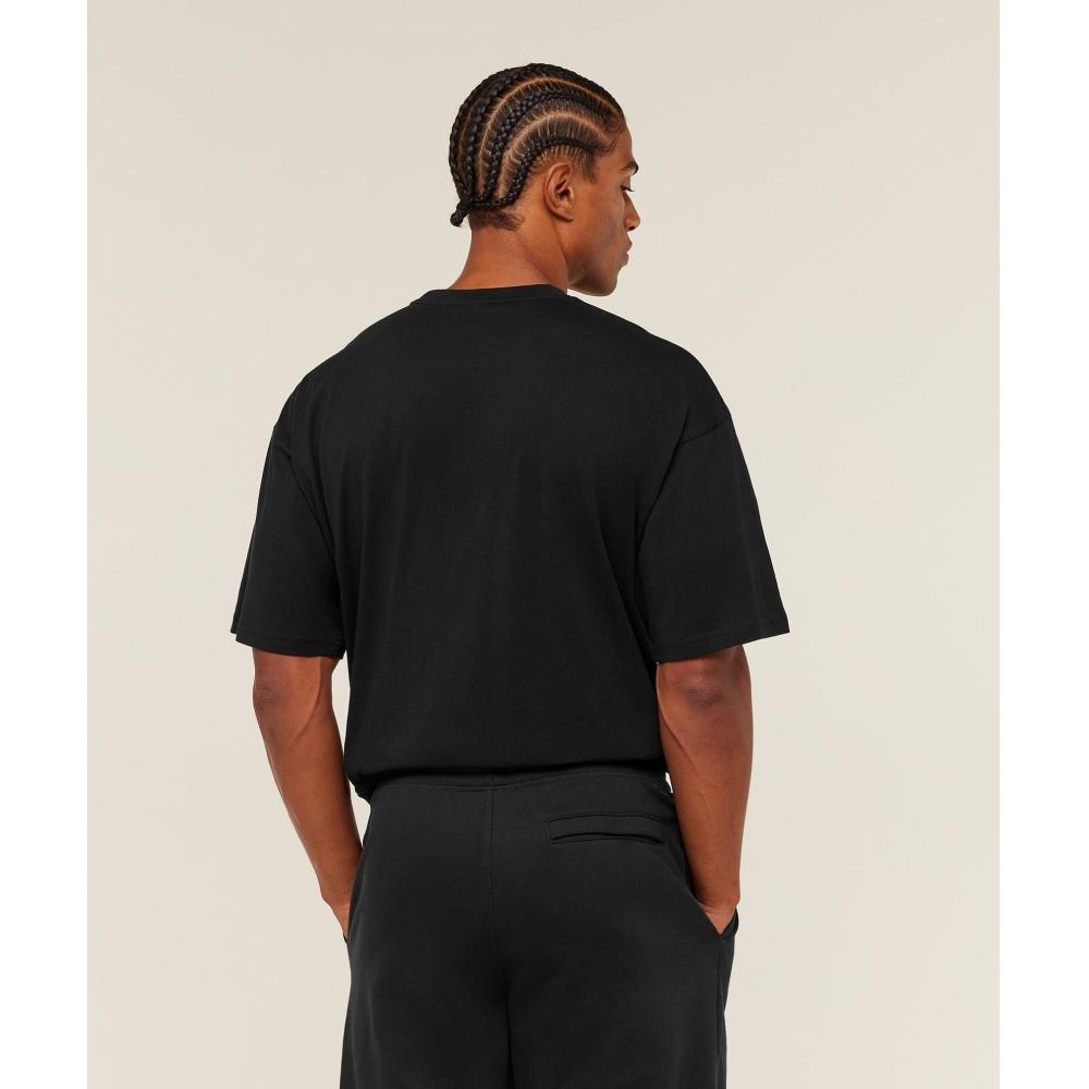 Gymshark CresT Oversized T shirT Gs Black A4c5a Bb2j