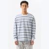 Customellow Grey STripe Long Sleeve T shirT cwTas25215gyx