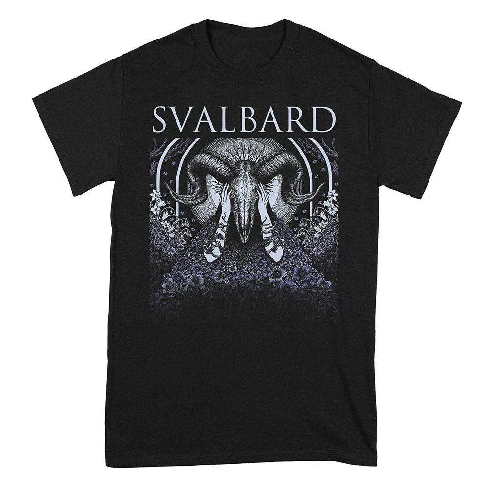 Men s and Women s T-shirts Svalbard Band The Weight Of The Mask Cover Cotton Black L