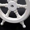 Nagina International Classic Wooden Whitewash Ship Steering Wheel (36 Inches) NC-EN4P-M299