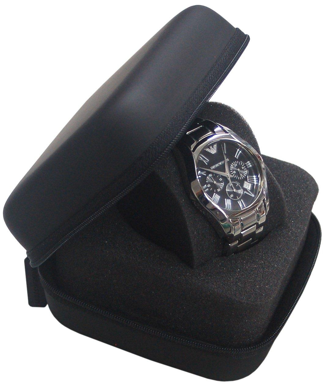 

IGIMI Luxury Watch Box for Single Watch, Matte Black, BI324185, Officially Imported