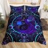 Pisces Bedding Set Mystery 12 Constellations Duvet Cover Set For Kids Teens Adults Boho Fish Print Comforter Cover Bedroom Decor
