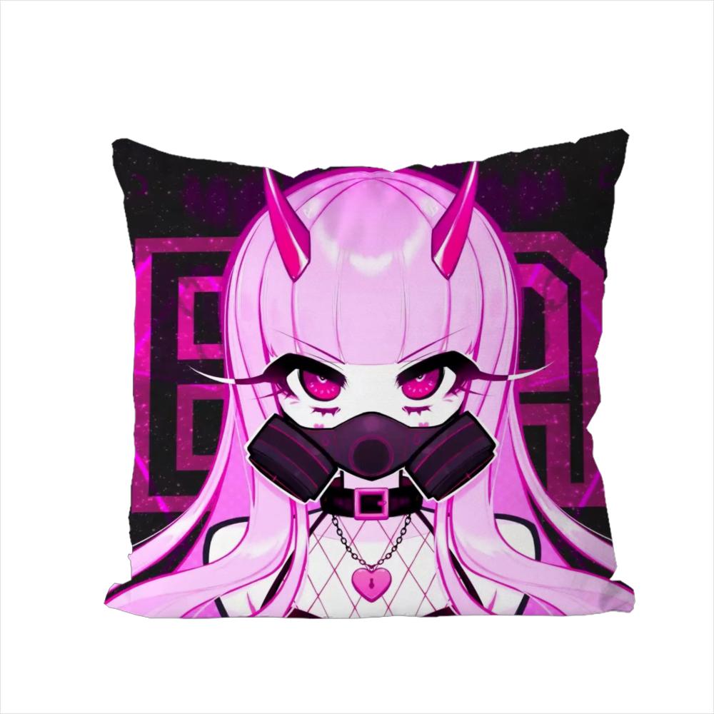 

Geoxor Moneko Pillow Case For Car Sofa Decorative Home Doublesided Print Plush Square Throw Pillow Cushion Cover 30x30cm
