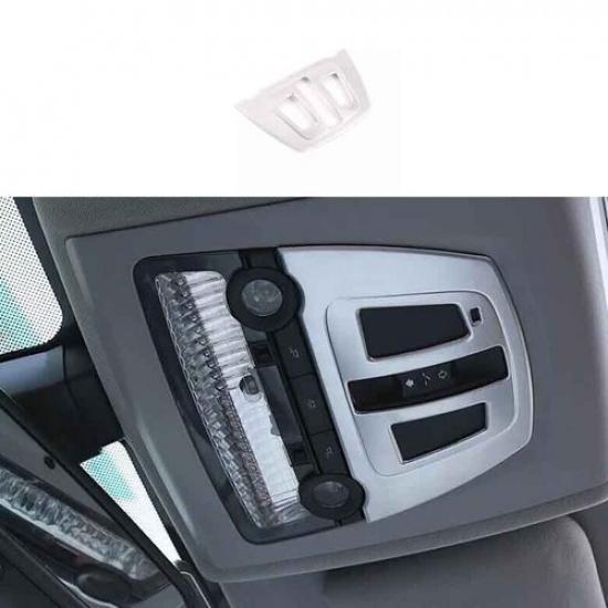 Fit For BMW 7 Series Reading Light Panel Cover Front Lamp Matte Silver 2009-2015