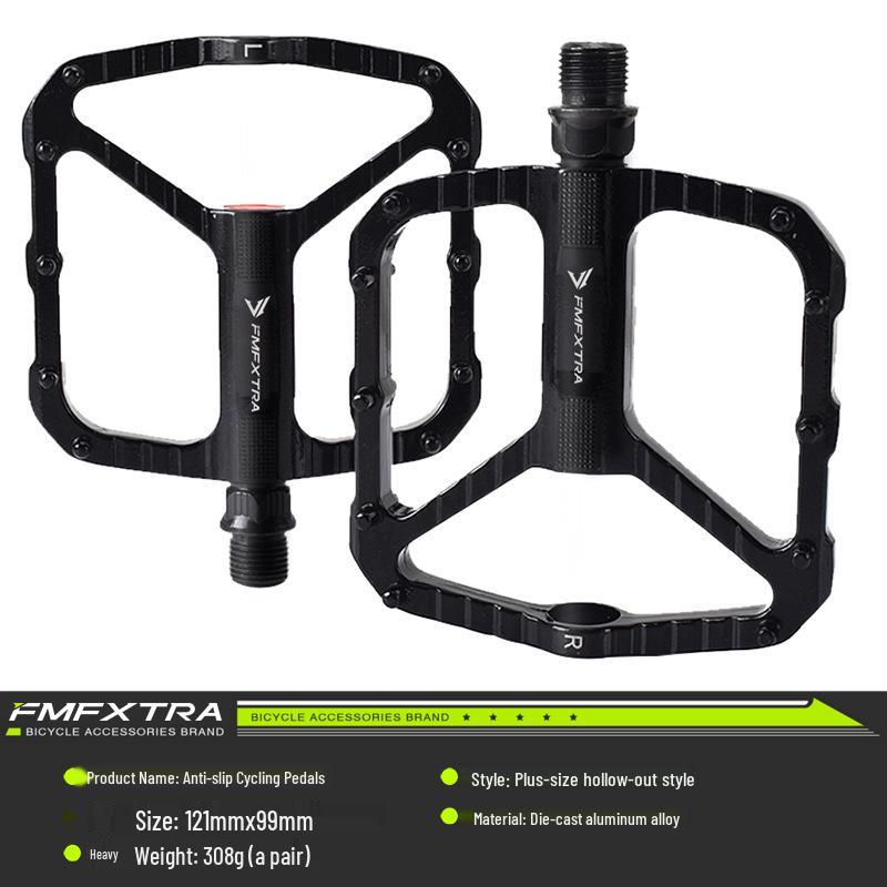 Anti-slip aluminium mountainbikepedalen met dubbele DU-lagers