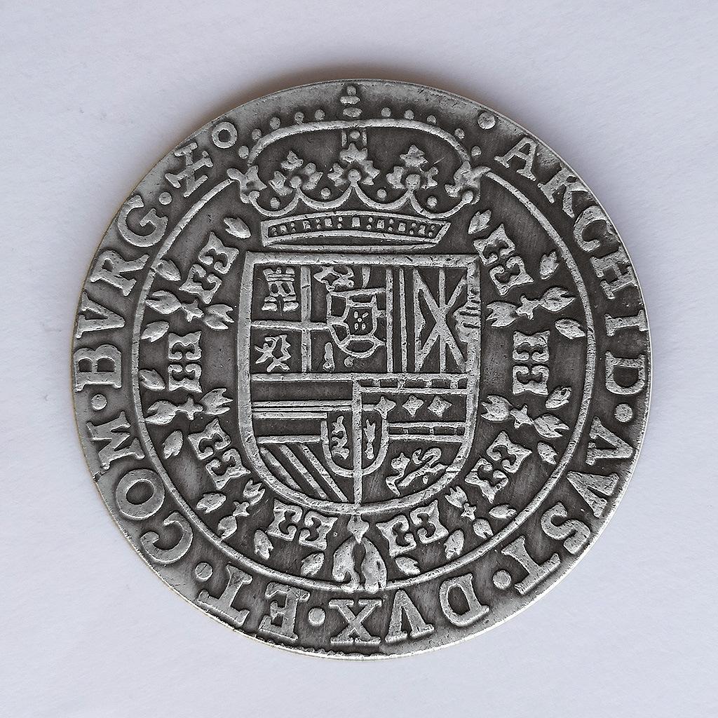 In 1624, King Philip IV of Spain, commemorative medal, foreign coins, antique, handicrafts, collection