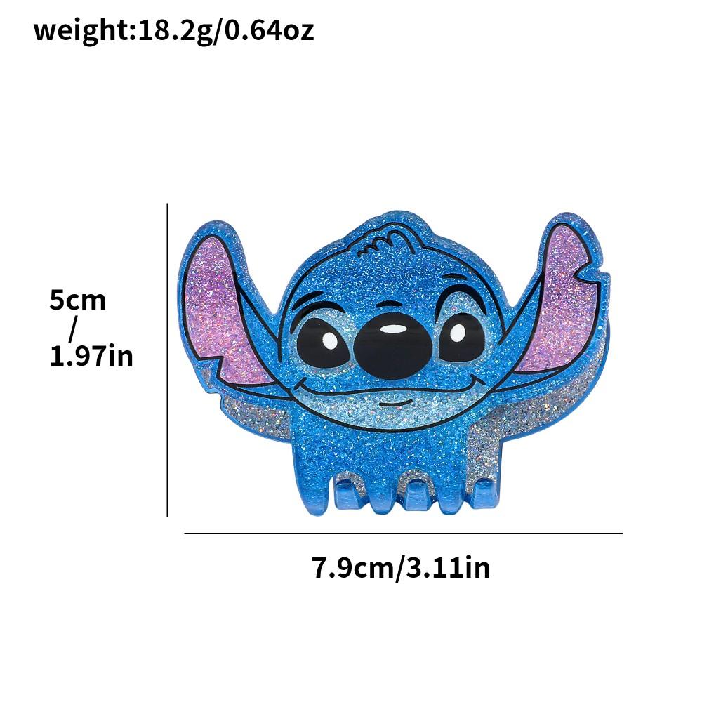 

1pc/2pcs Disney Angel Sticker Hair Clips Cute Sweet Ponytail Holders Decorative Daily Hair Accessories Practical Fixation