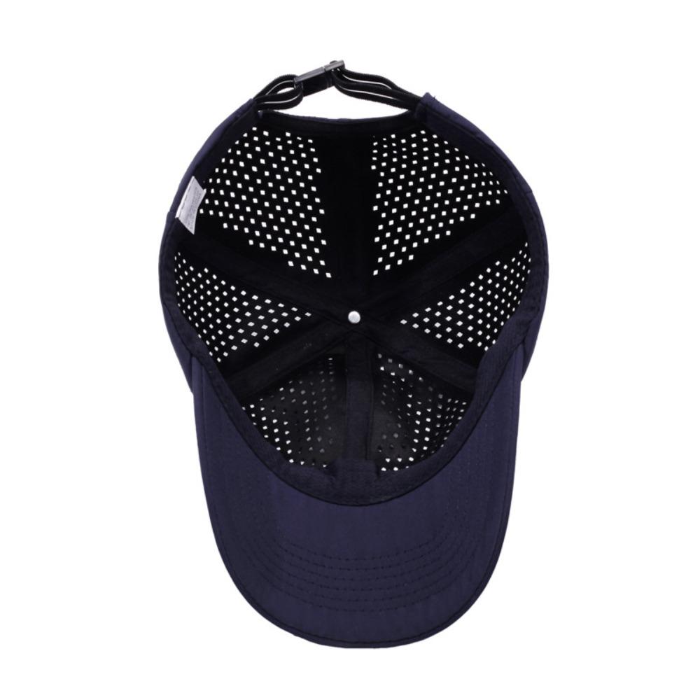 Summer Mesh Baseball Cap Quick Dry Solid Color Sun Hat Breathable Sun Protection Peaked Cap