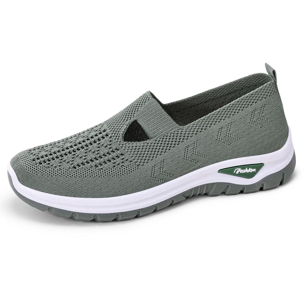 Women's Shoes Spring Breathable Comfortable Single Shoes Middle Aged Mom Shoes Soft Bottom Not Tired Casual Mesh Shoes Walking All Day Sneakers