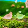 10Pcs Miniature Pigeon Home Decor Diy Accessories Luminous Dove Glow At Night Doll House Decoration Fairy Garden Decorate