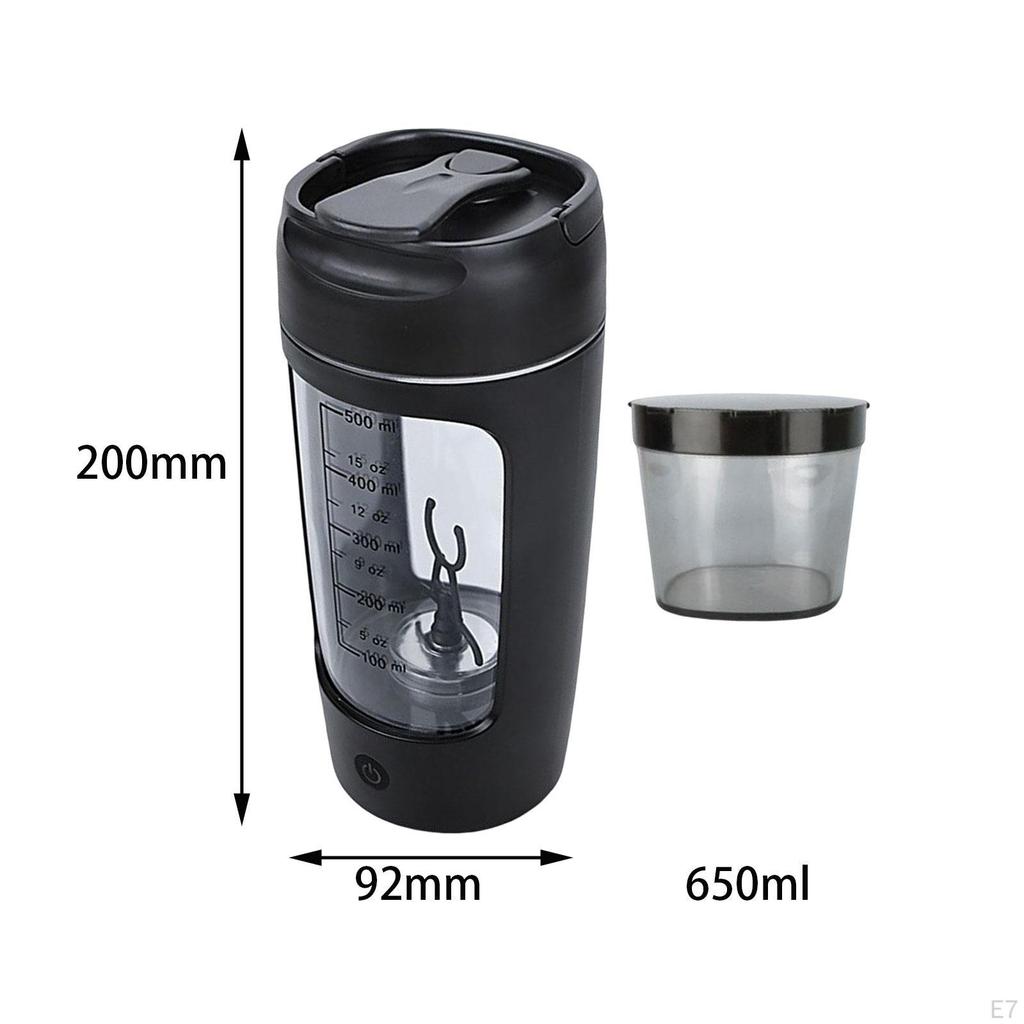 Tragbare elektrische Protein-Shaker-Flasche, USB-wiederaufladbar, für Fitness-Training