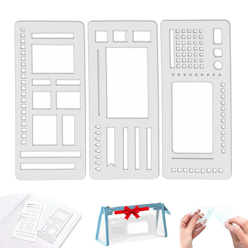 Handmade Flexible Record Template Flexible Ruler With Recording Templates