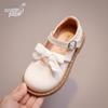 Wuma Mädchen Perlen Schleife Prinzessin Lederschuhe, Frühling/Herbst 2025