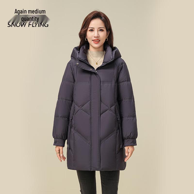 

Snowflying Men s Hooded Loose Fit Down Jacket 2XL