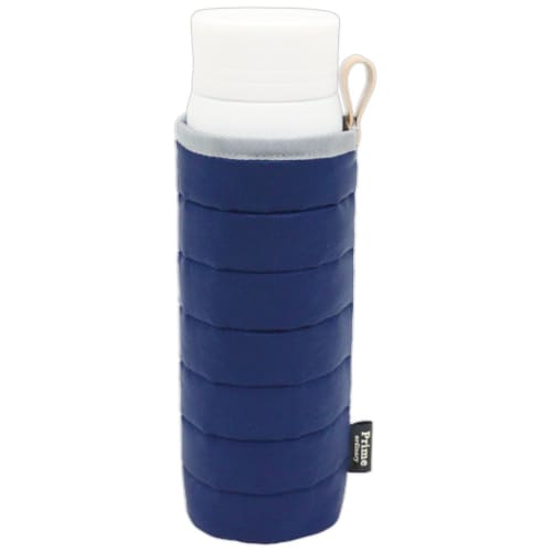 

padou Ecorip Cooler Compact Bottle Cover (Navy) and High-Performance Stainless Steel Bottle Set. Keeps cool, water-repellent, lightweight, and made wi