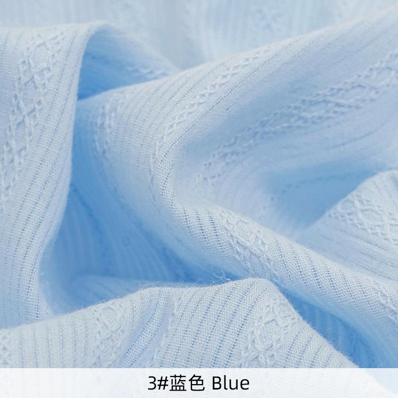 0,5m/1m/2m/3m Weicher Frischer Reiner Baumwoll-Jacquardstoff Für Damenbekleidung, Hemden, Pyjamas, Kinderbekleidungsstoffe TJ21695