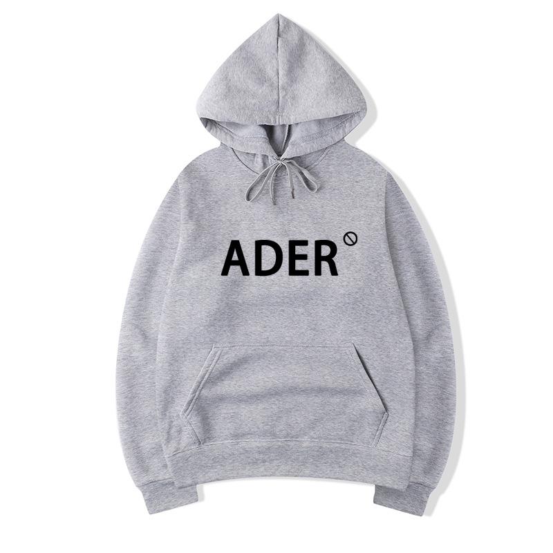 Moletom Marca Tide Ader Suéter Suéter de Lã Feminino Solto Casual com Capuz Pulôver Suéter Masculino Primavera e Outono