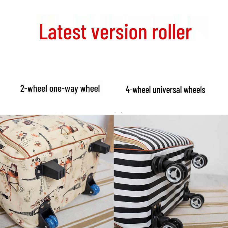 Large Capacity Korean-Style Trolley Backpack for Students, Ideal for Short Trips, Customizable with Logo Printing