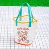 Cartoon PVC Beach Bag Transparent Swimming Fitness Bag Portable Shopping Bag Children's Toy Storage Bag