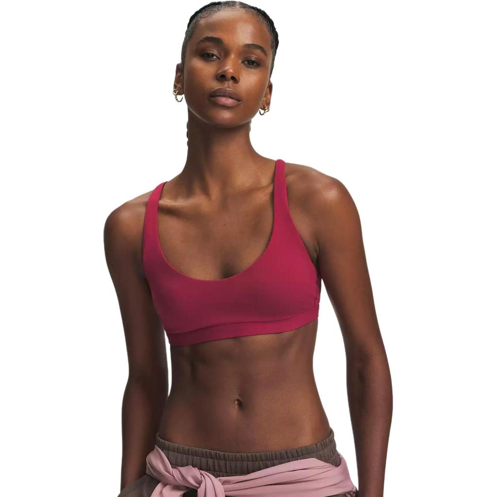 Under Armour Motion Low Intensity Soft Knit Solid Color Minimalist Yoga Bra Women Underwear 6013739-622
