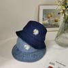 Daisy bucket hat women's summer sun hat women's tide cowboy pot hat men's sun protection sun hat