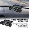 TPMS Automatic Brightness Control USB&Solar Charging Car Tire Wireless Pressure Monitor System Adjustable LCD 4 Tire Sensor