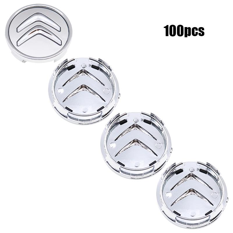 100pcs 60mm Citroen Car Wheel cap emblem Wheel Center Hub Cap auto Rim refit dust-proof badge covers sticker styling accessories anp123