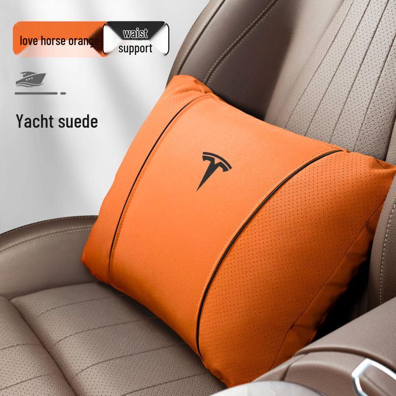 Headrest Cushion and Lumbar Support for Tesla Model 3/Y/S/X