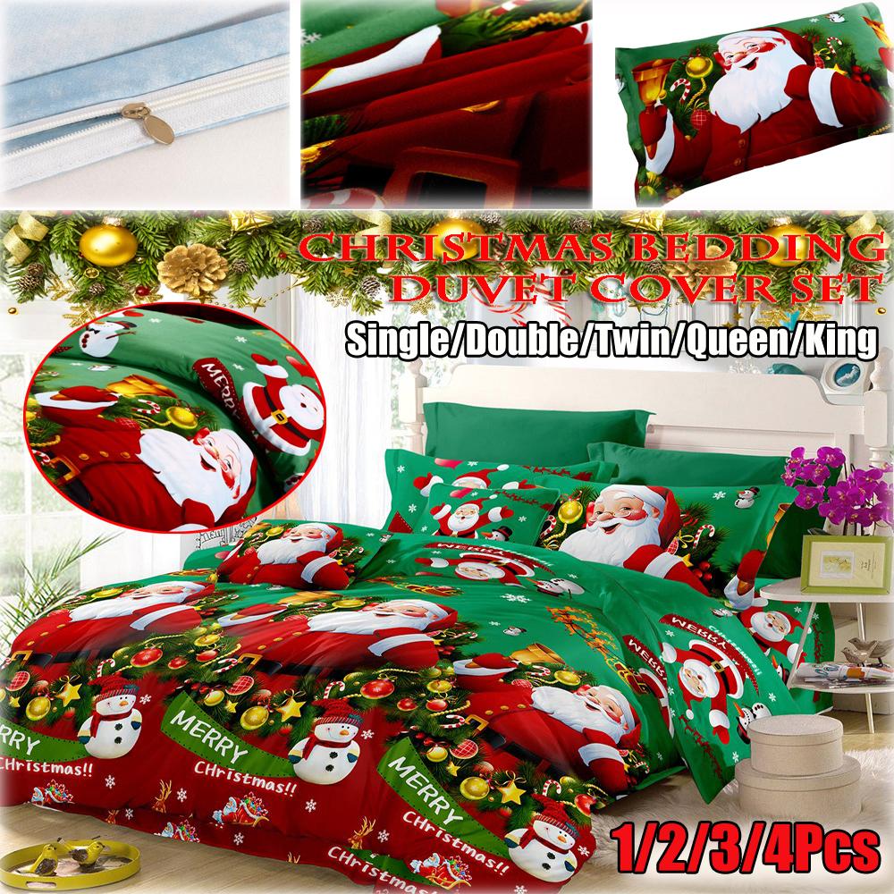 Buy 4/3/2/1Pcs Christmas Bedding Set Bedding Duvet Cover Set Bedding