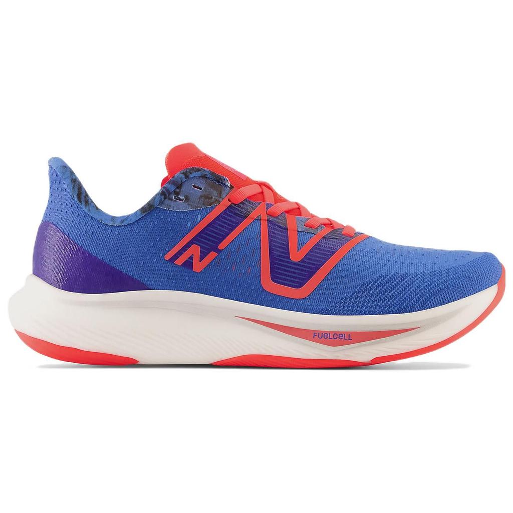 New Balance FuelCell Rebel v3 NYC Marathon Herren Sneaker Blau Kobalt Elektrisch-Rot MFCXNY3