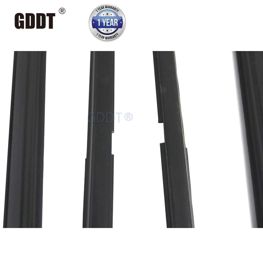 4 Bucăți Cauciuc Negru Interior Geam Fereastră pentru Outlander 2007-2012 CW 5727A258 Bandă de Protecție Împotriva Vremii pentru Peugeot 4007 Airtrek 2nd