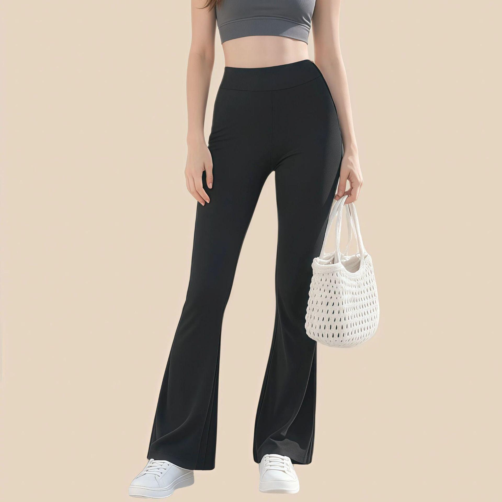 Xi Yin Women s High-Waisted Butt-Lifting Flared Workout Yoga Pants XL