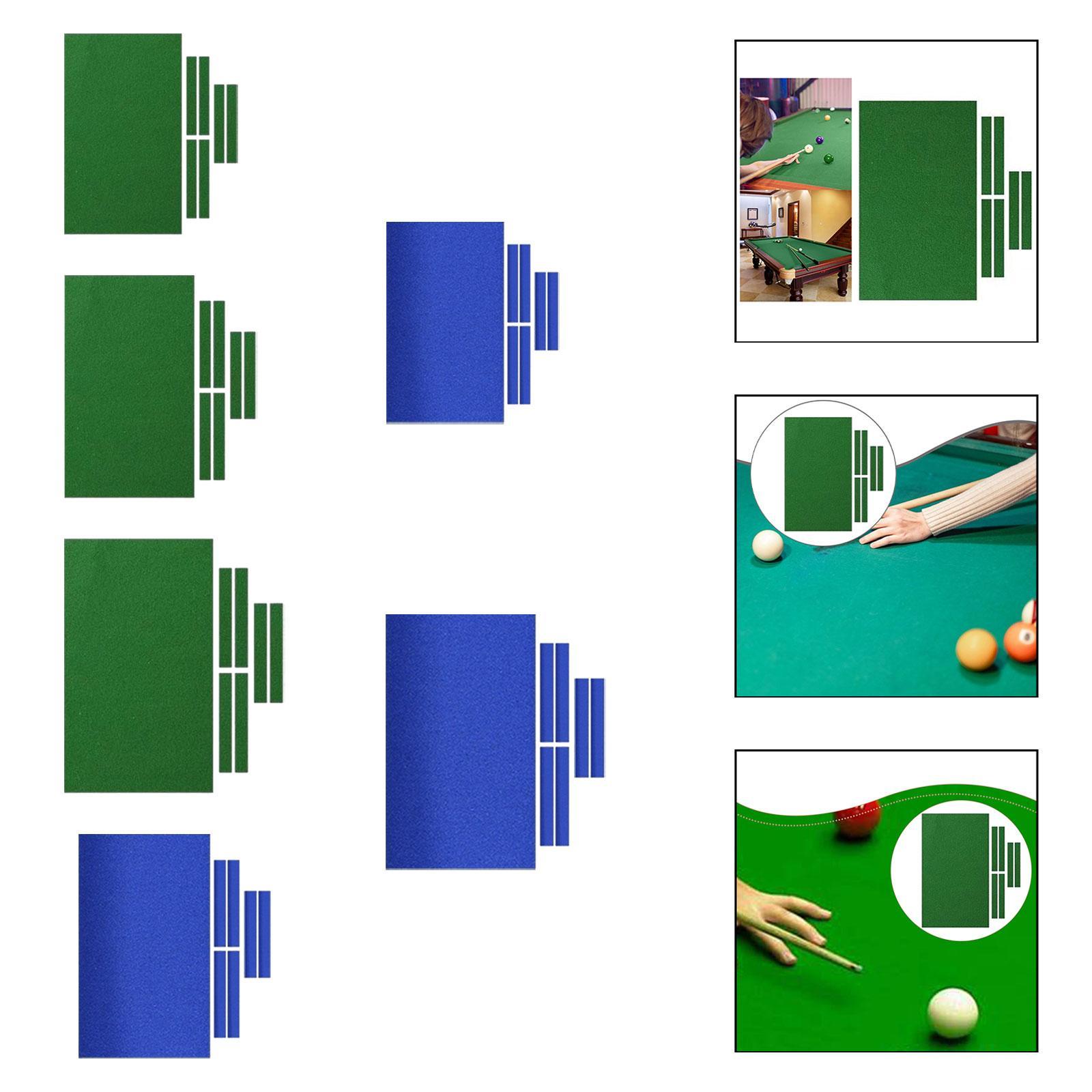 

Эластичная сукно для бильярда Профессиональное покрытие для бильярдного стола Предварительно вырезанная ткань для домашнего клуба бара Аксессуары для бильярдного стола S Green
