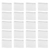 50Pcs Clear Silicone Hanger Grip Pads Non Slip Protection for Pants Clothing Store Use Transparent Anti Drop Strips