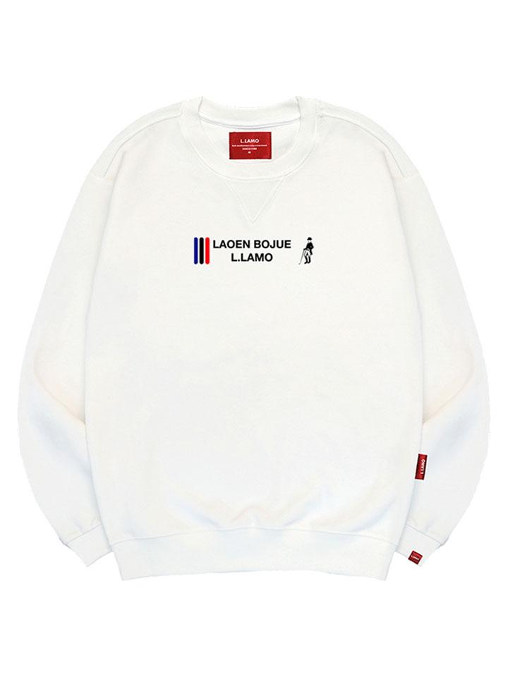 Ellamo Bonjour Lamo Sweatshirt Unisex Plus Size S~4Xl (A Type)