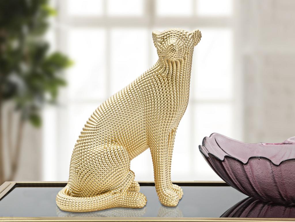 Leopard Gold Cm 23X15,5X29