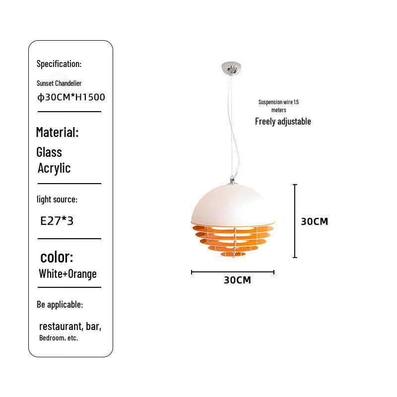 Nu Feng Sunset Pendant Lamp