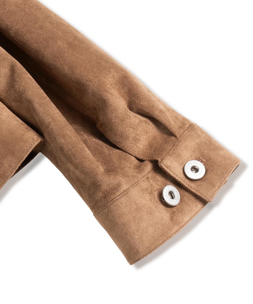 Mudsalt Suede Trucker Jacket Type 2. Camel