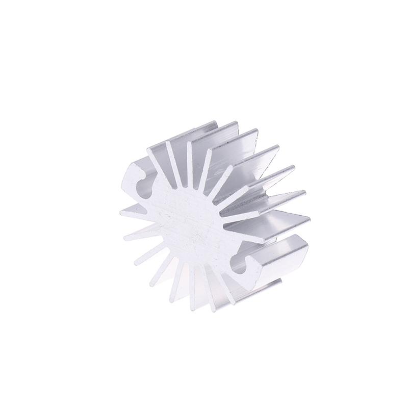 23mmx10mm LED Of Enkele Chip Koellichaam Radiator Aluminium 1W Koellichaam Radiator Voor Huishoudelijke Lamp Radiator Vervangbaar