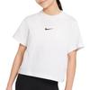 Nike Sportswear Logo Embroidered Short Sleeve T-Shirt Kids Tops White DH5750100