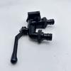 Black Paint Double Outlet Faucet Zinc Zinc Zinc Alloy Garden Water Valve Rust-Proof Bibcock  Outdoor Garden