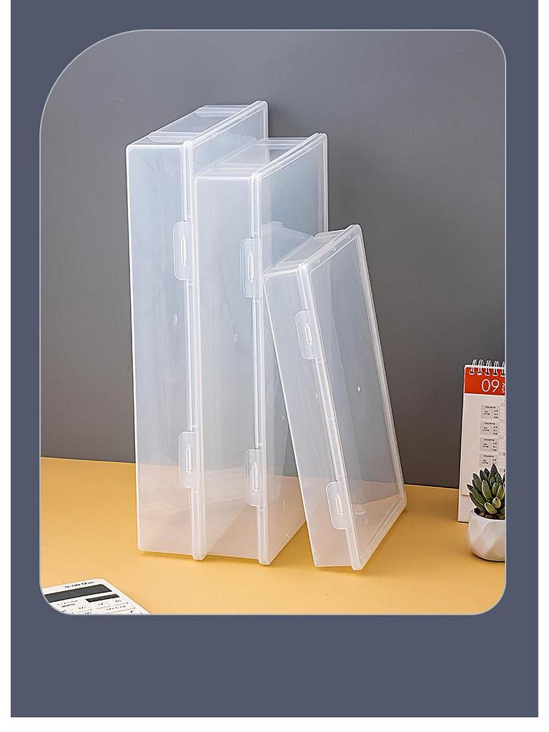 Transparent A3 File Bag - Large Capacity Art Storage Box and 8K Drawing Album Organizer